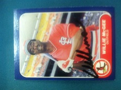 Willie McGee Autographed Card 42